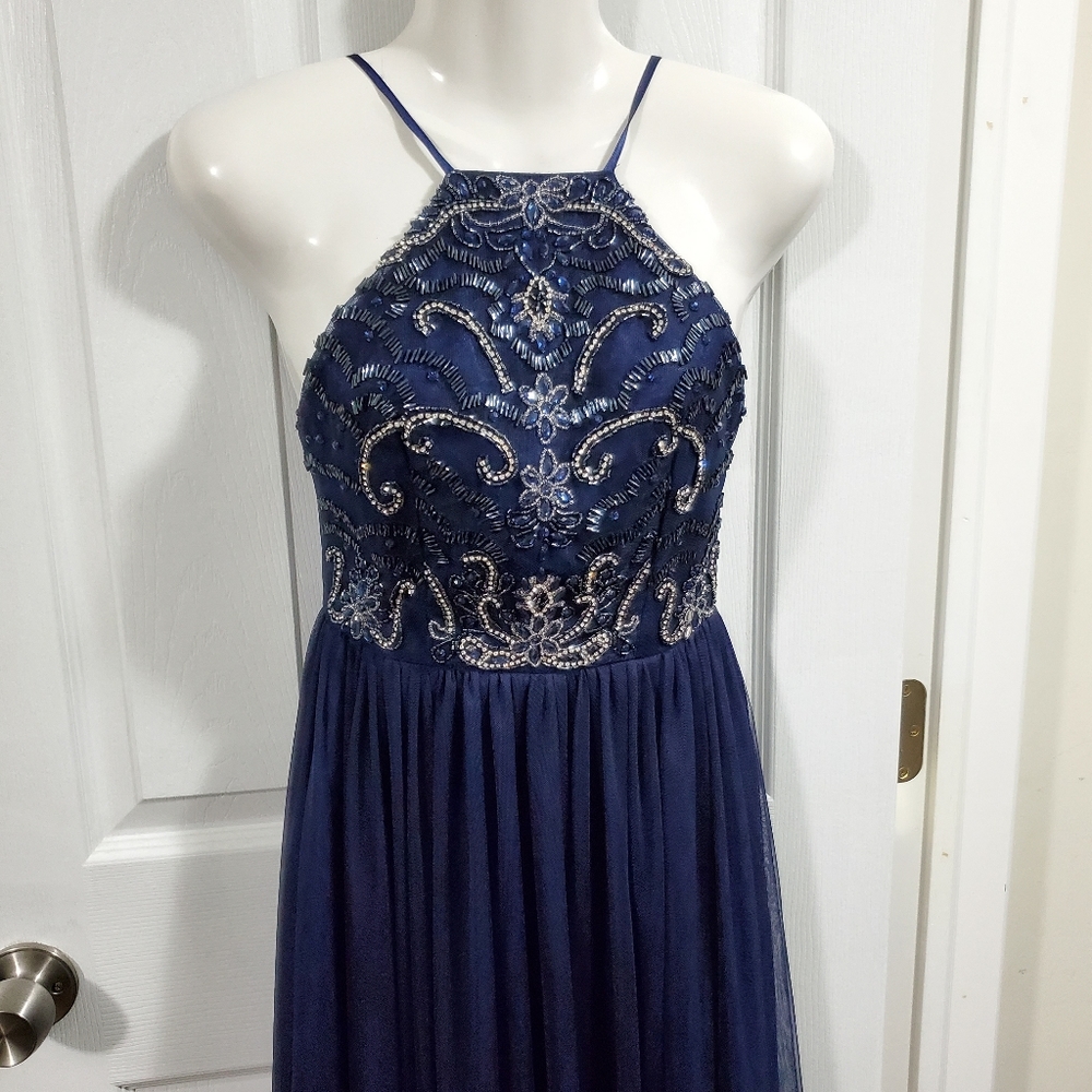 Navy Blue Gown